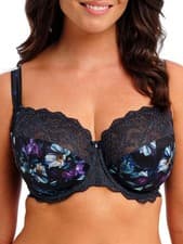 Image of Fantasie Lucia Bra Side Support Full Cup Underwired Bras Floral Womens Lingerie