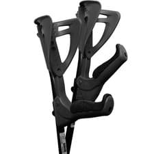 Image of FDI Ergotech Comfort Grip Adjustable Collapsible Handle Elbow Cuff Crutches Pair