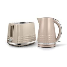 Image of Tower Solitaire Latte 2 Slice Toaster & 1.5L 3KW Kettle Set T10075/T20082MSH