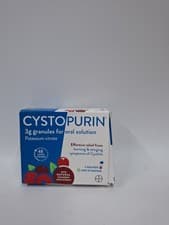 Image of Cystopurin Cystitis Relief 6 Sachets Cranberry Flavour EXP 07/27