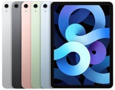 Image of Apple iPad Air 4th Gen 2020 A2316 64/256GB Tablet Space Grey/Silver WiFi GOOD