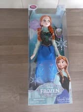 Image of Disney Frozen Anna Singing Doll 17" Large 2013 Original Disney Store RARE NEW