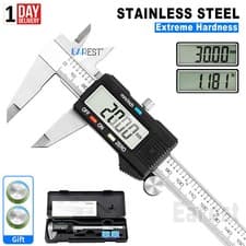Image of 6” 150MM LCD VERNIER DIGITAL CALIPER STAINLESS STEEL MICROMETER ELECTRONIC TOOL