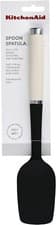 Image of KitchenAid Silicone Spoon Spatula, Heat Resistant Cooking Utensil, Almond Cream