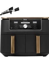 Image of Ninja Foodi Max Dual Zone Digital Air Fryer AF400UK --9.5L, 6-in-1, 2 Drawers