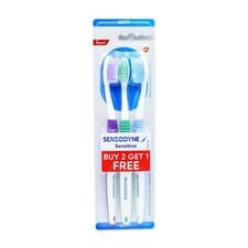 Image of New Sensodyne - Sensitive - Soft Toothbrush x 3 Pack