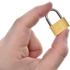 Image of BRASS PADLOCK & 3 KEYS 20mm 25mm 30mm 50mm SMALL-LARGE Shed Gate Luggage Lock