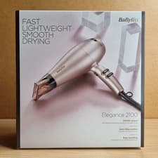 Image of BaByliss Elegance 2100 Ionic Hair Dryer with 3 Heat and 2 Speed Settings NEW
