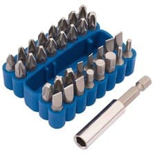Image of Draper Screwdriver and Magnetic Bit Holder Set 33 Piece Stock No: 82386