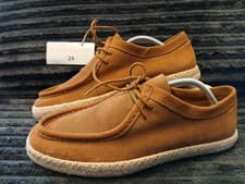 Image of Geox OSTUNI Men's brown lace-up shoes