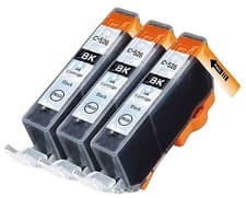 Image of 3 Black INK CARTRIDGE for CLI-526 Canon Pixma MG5250 MG5350 IP4850 IP4950 MG6220