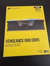 Image of 32GB (2x16GB) CORSAIR VENGEANCE RGB DDR5 RAM 6000MHZ Memory Kit - NEW
