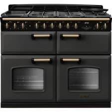 Image of Rangemaster CLDLB110DFPSLT/AB1 Classic Deluxe 110 109cm Dual Fuel Range Cooker