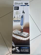 Image of Shark Klik n’ Flip S6001UK Manual Steam Mop - White/Blue