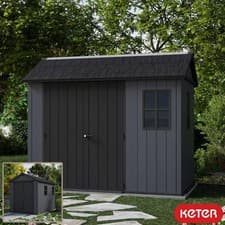 Image of Keter Newton Plus 9ft 5" x 7ft 6" (2.9 x 2.3m) Storage Shed