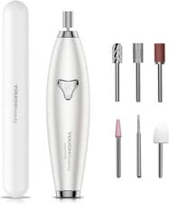 Image of Electric Nail Files, 6 in 1 Professional Manicure & Pedicure Nail File Set