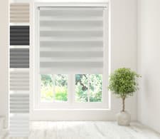 Image of Day And Night Roller Blinds Zebra Vision Roller Dual Layer Up to 180cm x 210cm