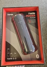 Image of Hama twin power waterproof Bluetooth speaker.