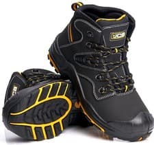 Image of MENS JCB COMPOSITE TOE CAP MIDSOLE LIGHTWEIGHT LEATHER SAFETY WORK BOOTS SHOE SZ