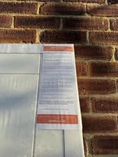 Image of White Glazed Internal Door
