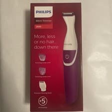 Image of Philips BikiniGenie Trim and Shave Bikini Line Ladies Wet Dry Trimmer BRT383/15