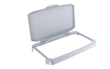 Image of Durable 60L Hinged Bin Lid ECO Grey | Recycling Bin Lid | DURABIN
