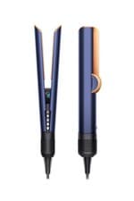 Image of Dyson Airstrait Hair Straightener Prussian Blue/Rich Copper - Wet to Dry Style