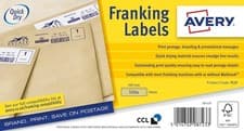 Image of Avery Franking BN Labels 140 x 38mm Pack of 500 FL17 - 45798AV