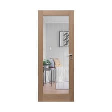 Image of Cottage Oak Clear 1 Lite Glazed Internal Doors