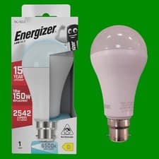 Image of 10x 18W (=150W) Energizer GLS BC B22 LED Light Bulb Lamp 6500K Daylight 2542Lm
