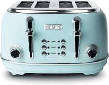Image of Haden Heritage Toaster - Electric Stainless-Steel Toaster, 1370-1630W, Four...
