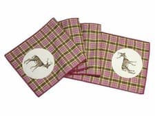 Image of Katie Alice Highland Fling Tartan Stag Shabby Chic Table Runner