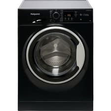 Image of Hotpoint NSWM 946 BS UK 9Kg Washing Machine Black 1400 RPM A Rated