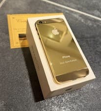 Image of 24CT GOLD PLATED IPHONE 5S MOBILE SMART CELL PHONE