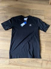 Image of Adidas Essential Tee Men’s Short Sleeve Black T - shirt size X Small BNWT 