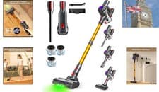 Image of Daewoo Cyclone Free 40min Cordless Vacuum Cleaner Handheld & Bagless w/Headlight