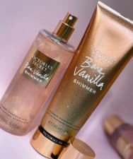 Image of Victoria’s Secret Bare Vanilla Shimmer Mist Spray 250ml and Body Lotion Set New