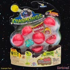 Image of Crashlings 4 Pack - Series 1 Insect Crashlings inc 4 Figures and 4 Meteors