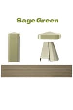 Image of uPVC Composite Garden Fence Bases,Post,Caps,Utility Strips,Clips & Boltdowns