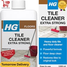 Image of HG TILE FLOOR CLEANER 1L EXTRA STRONG SHINE RESTORER IMPREGNATING PROTECTOR NEW
