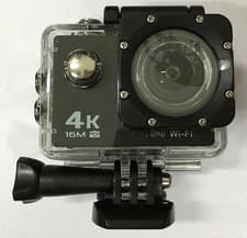 Image of Generic 4K Wi-Fi Action Camera, Ultra HD 16MP Sports Helmet Cam, Remote Control