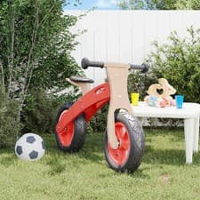 Image of Balance Bike for Children with Air Tyres Red