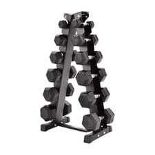 Image of Hex Dumbbells Weights Set 2.5-15kg Pairs & Rack Home Gym Equipped Gym ® 
