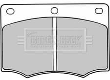 Image of Borg & Beck BBP1044 Brake Pad Set For Disc Brake Front Fits Ford Granada P100
