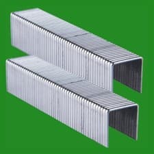 Image of 1000x B3752 Staples 11.35 x 12mm Heavy Duty Flat Wire Galvanized Steel Staples