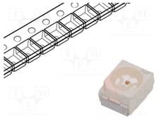 Image of yellow SMD 450÷1400mcd 3528,PLCC2 1.5÷3.8lm LED 1.9÷2.5VDC