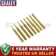 Image of Sealey Brass Pin Punch Set 8pc AKB08