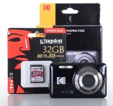 Image of Kodak PIXPRO FZ55 16MP 5x Zoom Compact Camera and 32GB SD Card