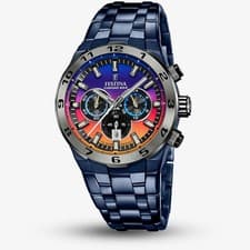 Image of Festina Mens Chrono Bike Multicoloured Chronograph Watch F20709/1