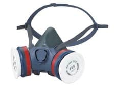 Image of Moldex Series 7000 Half Face Mask (Medium) 2 X A1P2 R Filters MOL712202